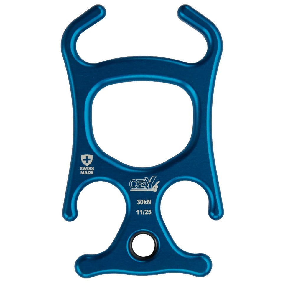 CE4Y Devil-8 Abseilgerät - Verstellbare Reibung | Schweizer Qualität