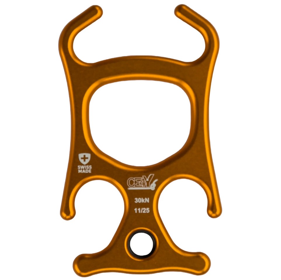 CE4Y Devil-8 Abseilgerät - Verstellbare Reibung | Schweizer Qualität
