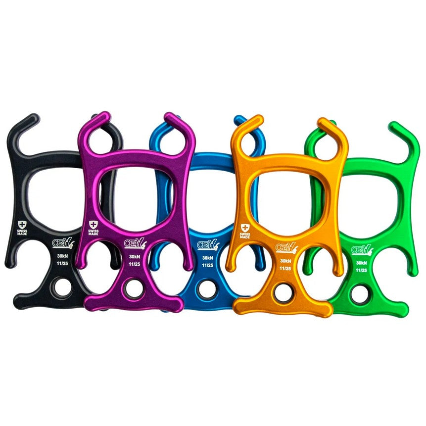 CE4Y Devil-8 Abseilgerät - Verstellbare Reibung | Schweizer Qualität