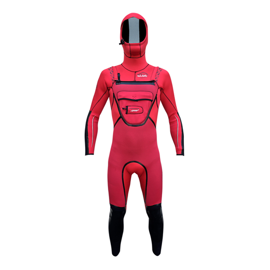 Professioneller Canyoninganzug Seland Iguazu für Männer schwarz/rot