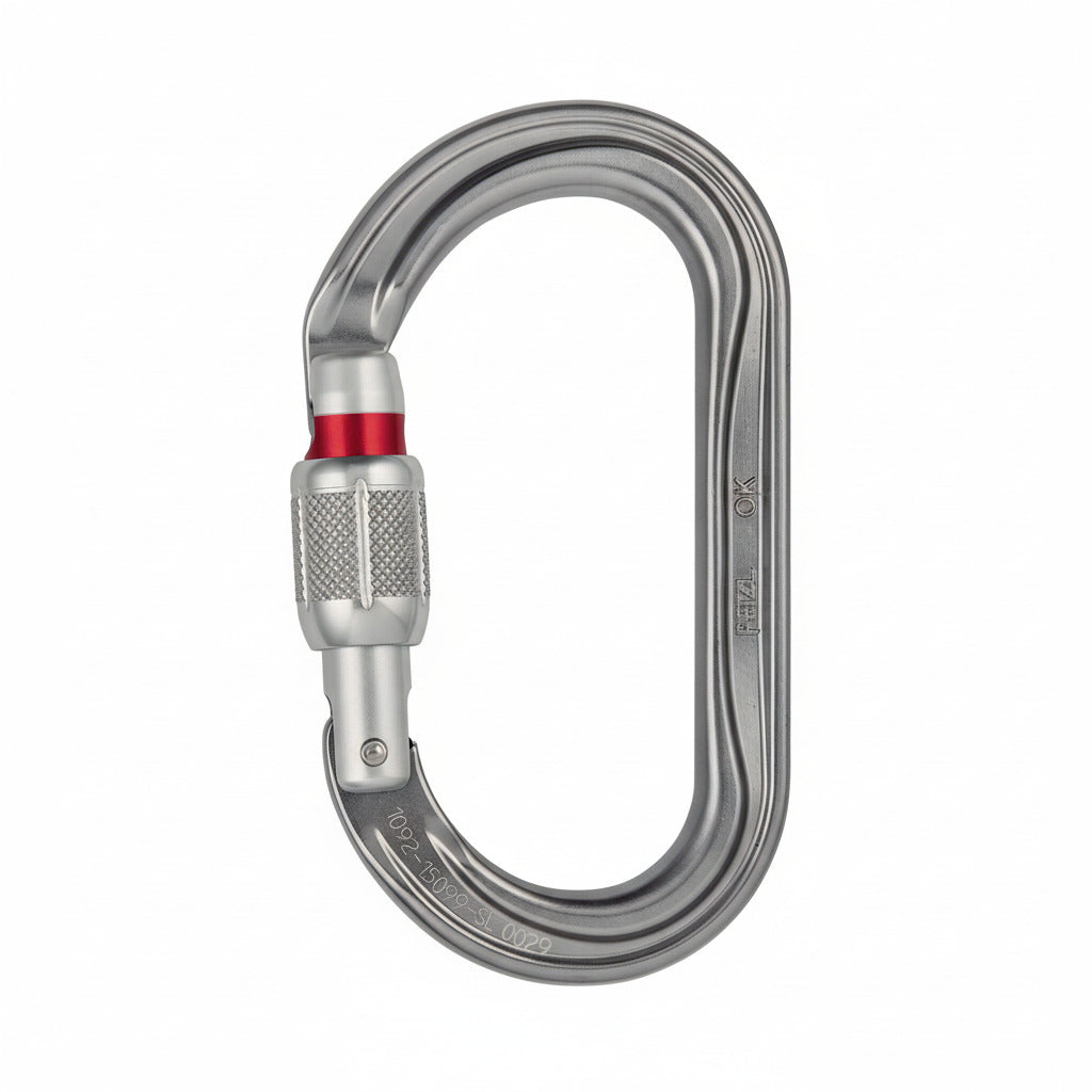 Petzl OK SCREW-LOCK - Ovaler Karabiner mit Schraubverschluss